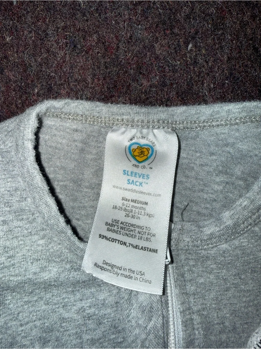 Two Baby Bears & Co Sleeves Sack - Medium